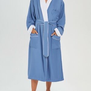 Monarch Cypress Unisex Microfiber Shawl Robe Lined in Plush